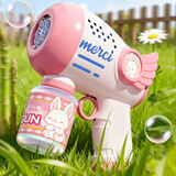 索迪吹泡泡机枪棒婴儿童玩具男女孩电动手持全自动婚礼生日礼物1-3岁