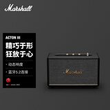 马歇尔（Marshall） ACTON III第三代家用无线蓝牙5.2音箱重低音音箱 黑色
