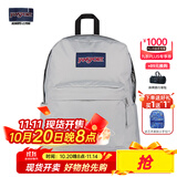 JANSPORT杰斯伯书包轻便双肩包男女旅行包简约背包电脑包学生校园 4QUTDH7雾凇-带侧边袋-25年