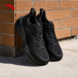 安踏云感冬季版丨C37软底跑鞋男鞋舒适缓震运动休闲鞋黑色男鞋子