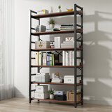 密林书架置物架落地多层收纳架客厅书柜家用货架放书简易储物架6层100