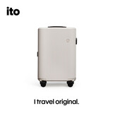 ITO行李箱20英寸大容量拉杆男女高颜值旅行轻便登机箱PISTACHIO烟白