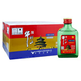 牛栏山白酒 纯粮固态法白酒 56度 100mL 24瓶 绿瓶扁二