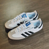 阿迪达斯（adidas）T头鞋三叶草鞋子男鞋女鞋24秋季originals Samba德训休闲鞋运动鞋 B75806 黑白灰 36.5