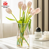 爱已装糖简约多彩玻璃艺术花瓶17cm生日礼物客厅摆件水培容器绿植插花瓶