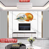 惠菲乐电视背景墙布2025简约新款立体壁画客厅影视墙布装饰纸18D包安装 无缝进口8D水晶真丝布/平方