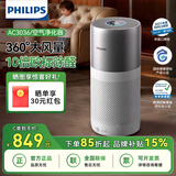 飞利浦【99成色】除甲醛空气净化器神器新房急入住家用宠物净化机除烟味病毒过敏原卧室专用 AC3036/4228 【适用卧室≤45㎡】AC0917 【B类-99新】未使用