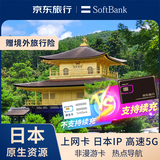 日本SoftBank原生资源上网卡电话卡高速5G网7天2GB/天高速 日本IP