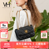 VANESSA HOGAN VH女包茵然软包系列复古太阳神斜挎包菱格链条腋下包小众单肩包