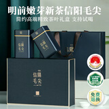 四望山绿茶礼盒信阳毛尖250g茶叶礼品茶明前特级嫩芽新茶春茶节日礼物