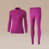 海之宁秋衣秋裤套装女士保暖内衣纯棉宽松高领领棉毛衫全棉妈妈衬衣衬裤