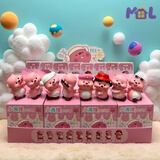 赟娅小海狸露比loopy盲盒桌面摆件手办新年礼物公仔玩偶女生生日礼物 【开心日常系列】8个/端盒 概率隐藏款