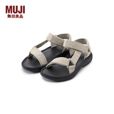 无印良品 MUJI 男女通用 布带凉鞋（男士/女士）男式女式 无性别 EKB11A4S 浅米色 280mm  /XXL/46码(3.0)
