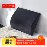京东京造 记忆棉腰靠 贴合靠背汽车办公室腰枕腰垫人体工学靠枕靠垫   