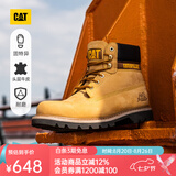 CAT卡特大黄靴马丁靴男靴牛皮面固特异户外工装登山靴P725756O1EDC25 经典款 40