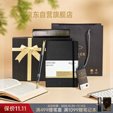 派克（PARKER）【刘宇宁推荐】钢笔 签字笔 办公自用送礼定制生日礼物 威雅XL幻夜黑金夹墨水笔+星星礼盒