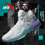 安踏KT3 team｜篮球鞋男冬春季汤普森防滑减震男户外实战比赛运动鞋子 【KT3 TEAM高帮款新配色】沙粒灰/雾灰-1 43