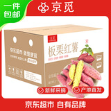 京觅 陕西临潼板栗红薯 净重4斤单果50g+小果 新鲜蔬菜 源头直发