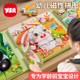 奕思瑞儿童磁力拼图1-3-6岁宝宝磁性平图拼图早教玩具4男孩女孩生日礼物