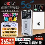 小讯智能【送一年免费流量】5G千兆网速移动25款随身wifi6 新款免预存双频热点高速全新升级无限制流量无线 1万毫安【至尊版】-赠送1年流量-双频多核
