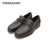 菲拉格慕（Ferragamo）秋冬季新款Gancini手工商务休闲男皮鞋642847 3E