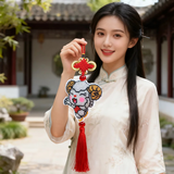 老街缘生肖平安福2025新款自己绣手工珠绣十字绣汽车挂件自绣出入平安符 羊挂件(需要自己绣)满珠子