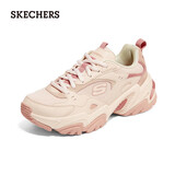 斯凯奇（Skechers）机甲鞋二代休闲运动鞋女士老爹鞋缓震复古女鞋149916 PINK/PINK 37.5 尺码偏大半码，建议选小半码