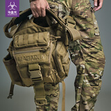 马盖先塘鹅鞍袋 通勤单肩包男户外休闲马鞍包斜挎包卡其色