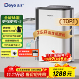德业（Deye）除湿机/抽湿机 除湿量25升/天 家用轻音地下室除潮除湿器干衣机客厅卧室 手机智控DYD-T22A3