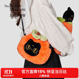 大英博物馆巴斯特包包女包柿柿如意毛绒手机包单肩斜挎包新款送女生生日礼物