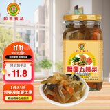 如丰糖醋五柳菜 调味品 五柳菜酸甜可口甜酸渍菜广东增城特产480g*1瓶