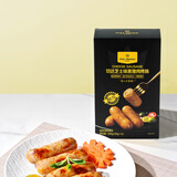 1号会员店黑猪肉烤肠切达芝士味 300g6根火山石烧烤台式脆皮空气炸锅香肠