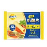 妙可蓝多 芝士片 奶酪片cheese 300g 18片装独立包装（早餐烘焙原料） 芝士片（奶酪片）1包【18片】