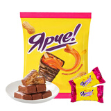 KDV 黄花生巧克力味花生夹心糖果500g 迪拜进口 休闲零食  喜糖糖果