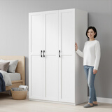 金经金属钢制北欧衣柜主卧室家用铁艺儿童衣柜出租房环保铁皮衣橱长1.2米