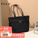 POLO单肩包女包包优雅大容量15英寸电脑包托特包轻便挎包送女友礼物