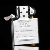 ZIPPO EDGEZippo打火机原装内胆机芯金色银色双色通用机芯火石棉芯煤油配件 银内胆