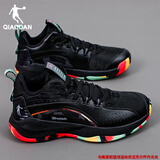 乔丹高帮篮球鞋男鞋运动鞋2025秋冬季新款青少年专业实战耐磨防滑球鞋 4009黑色/虚拟红 41