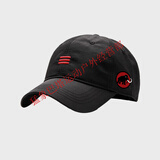 猛象猛犸大象MAMMU王嘉尔同款大头围登山遮阳防晒鸭舌帽子 黑色-常规款 【56-59cm】 可调节