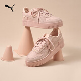 彪马（PUMA）厚底鞋|增高小白鞋松糕鞋女款休闲板鞋CARINA 395093 玫瑰粉-玫瑰粉-金色-03 38