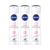 妮维雅（NIVEA） 孙颖莎同款精华爽身气雾150ml*3爽身抑汗腋下止汗露泰国进口
