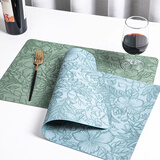 简美家餐桌垫茶几垫防烫垫PVC西餐垫桌垫子杯垫2片装