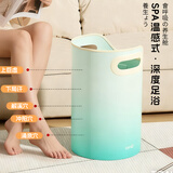 达福芮折叠保温泡脚桶渐变色 便携一体式泡脚袋 足浴盆桶泡小腿泡脚盆