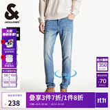 杰克·琼斯（JACK&JONES）男装秋冬季牛仔裤男弹力修身裤子男百搭男裤休闲男士牛仔裤四季款 E39 牛仔蓝 36 185 W36/L32