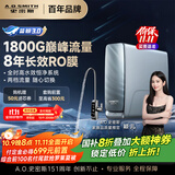 史密斯（A.O.SMITH）佳尼特蓝鲸净水机家用净水器厨房专用台下用直饮机一体机厨下8年RO膜京东自营 CR4200AE1 高水效