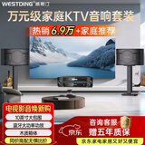 威斯汀家庭ktv音响套装唱歌全套设备卡拉ok影院会议舞台商超家用客厅全新升级108音箱套装 108旗舰版+393