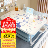 奇晟铭源床上书桌笔记本电脑桌折叠桌桌子飘窗桌升级抽屉款40*60cm LC-363