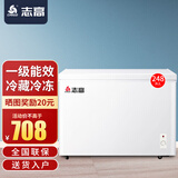 志高（CHIGO）冰柜家用商用大容量冷柜 一级能效节能省电冷藏冷冻小型电冰柜 【全国联保 一级能耗】 248L