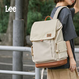 Lee户外双肩包男登山旅行包大容量背包女学生书包16寸电脑包 卡其色