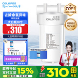 科罗菲（COLOFEL）【品质升级】大白瓶前置过滤器 大蓝瓶大胖瓶中央净水机全屋家用净水器通用滤芯除氯小型中央净水 10寸单联标配（搭UDF除余氯）